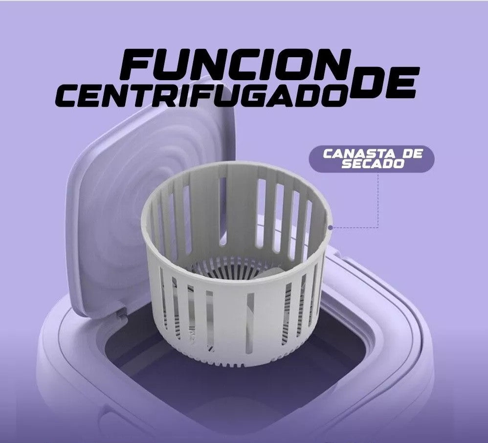 ¡Mini Lavadora 3 Funciones Portátil!