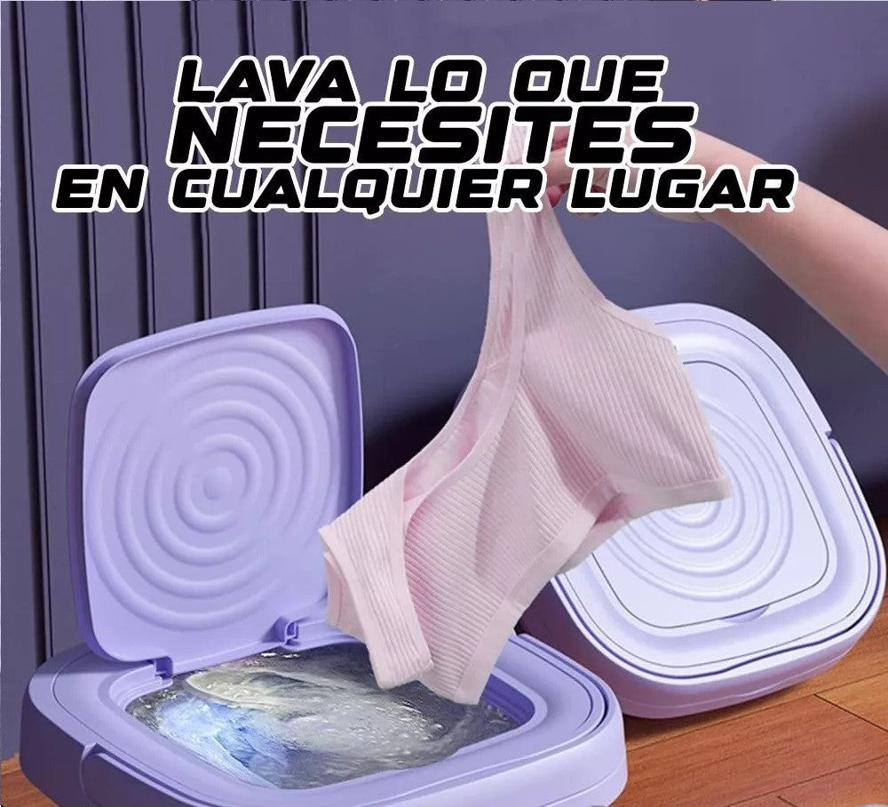 ¡Mini Lavadora 3 Funciones Portátil!