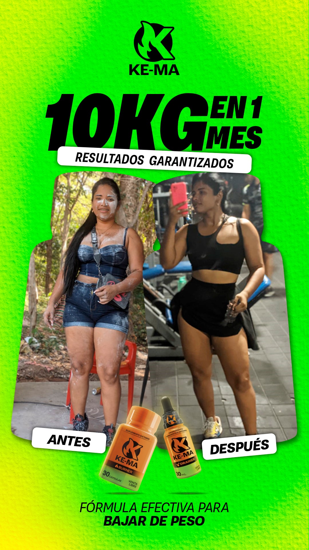 COMBO KE-MA (CAPSULAS + DRENADOR)