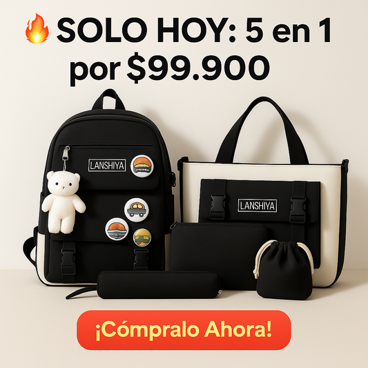 combo de bolsos (5 en 1)