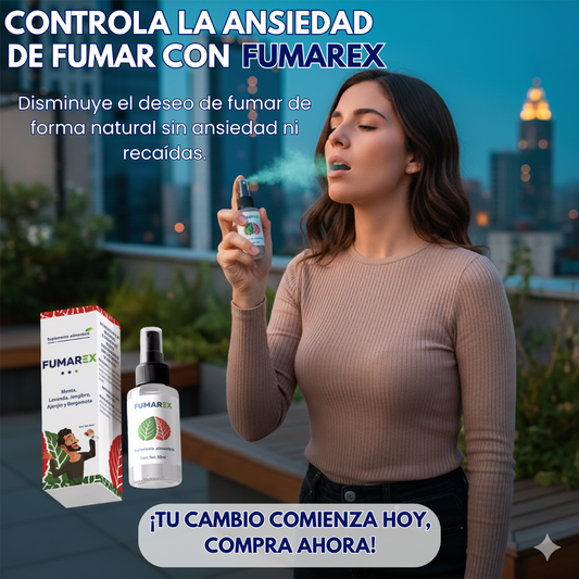 FUMAREX – Deja de Fumar de forma natural y sin ansiedad 🌿