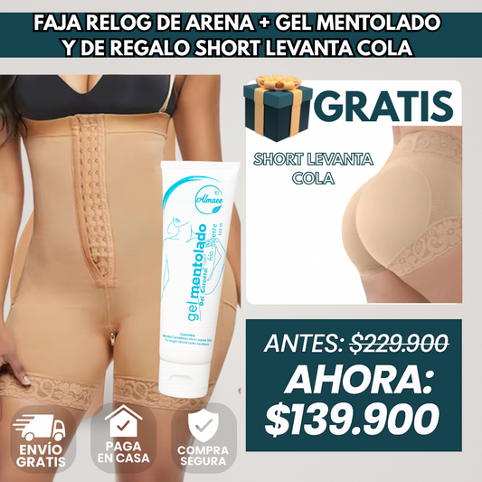 COMBO FAJA, GEL Y SHORT GRATIS